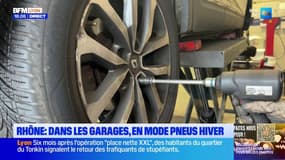 Rhône: avant le 1er novembre, les automobilistes s'équipent de pneus hiver