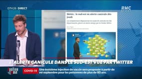 #Magnien, la chronique des réseaux sociaux : l'alerte canicule dans le sud-est vue par Twitter - 12/08