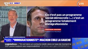 Emmanuel Macron dénonce le "programme totalement immigrationniste" du Nouveau Front populaire 