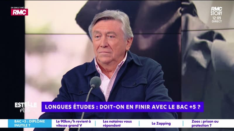 En finir avec le bac +5 : "Si c'est pour faire psycho ou socio, ça ne sert à rien", tranche Jacques Legros