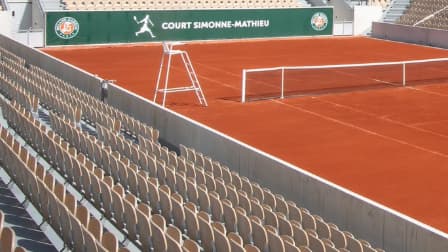 Le court Simonne Mathieu
