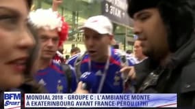 France - Pérou : L'ambiance monte... dans un centre commercial