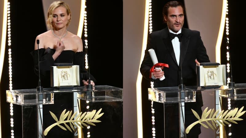 Diane Kruger et Joaquin Phœnix récompensés à Cannes
