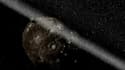 Chariklo, le premier astéroïde avec des anneaux jamais observé par l'homme.