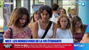 Nice: les étudiants ont fait leur rentrée ce lundi