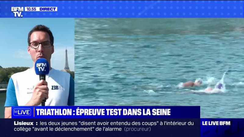 Le directeur technique de la fédération de triathlon s'exprime sur les premiers tests dans la Seine pour les JO 2024