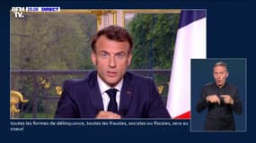 Emmanuel Macron: "Le deuxième chantier est celui de la justice et de l'ordre républicain et démocratique"