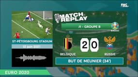 Euro 2020 : Le goal replay de Belgique - Russie (3-0)
