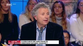 Vidéo privée du ministre de l'Intérieur en boîte de nuit - "@CCastaner fait ce qu'il veut en dehors de son travail. Je respecte sa vie privée, ça me gêne beaucoup d'en parler. @voici et @closerfr, ce n'est pas ma came !" @GWGoldnadel #GGRMC 