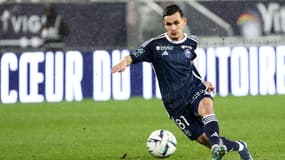 Marvin De Lima avec Bordeaux face à Rouen, le 9 mars 2024.