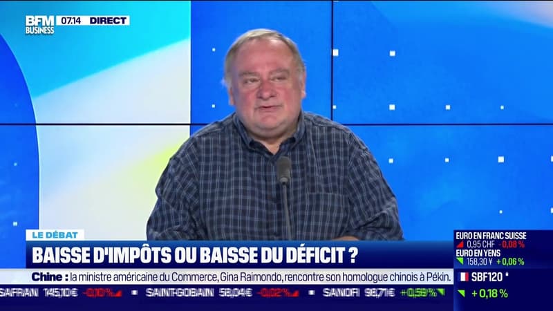 Nicolas Doze face à Jean-Marc Daniel: Baisse d'impôt ou baisse du déficit ? - 28/08