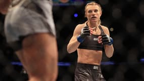 Manon Fiorot lors de son combat de mars 2022