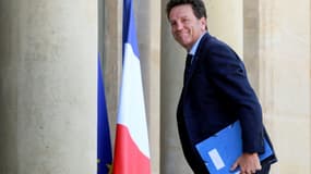 Le président du Medef, Geoffroy Roux de Bézieux, arrive le 24 juin 2020 à l'Elysée, à Paris, pour une réunion