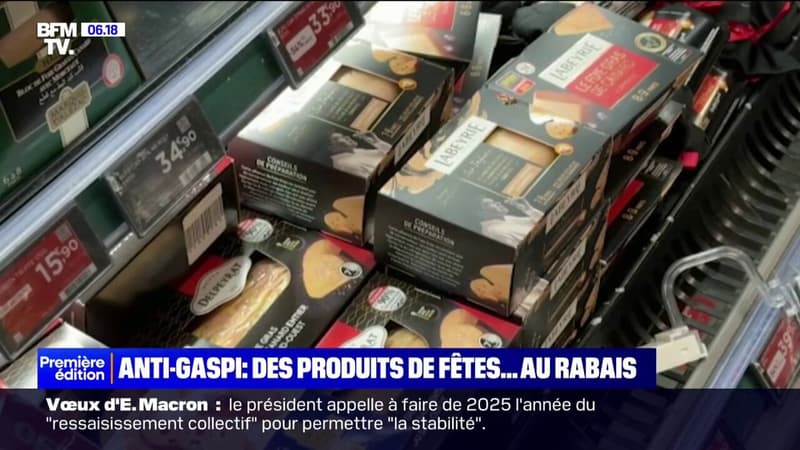 Saumon, foie gras...Pour éviter le gaspillage, des produits de fêtes au rabais