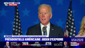 Présidentielle américaine: le discours intégral de Joe Biden tandis que les résultats continuent de tomber