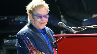 Elton John, en concert à Manchester, le 15 juin dernier.