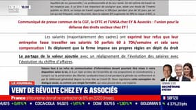 Vent de révolte chez EY & associés: l'intersyndicale dénonce les conditions de travail dans l'entreprise