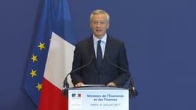 Le ministre de l'Économie a indiqué vouloir "garantir aux salariés [...] que les compétences exceptionnelles des chantiers en terme de construction resteront en France". 