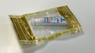 Une crème "La Roche Posay" commandée sur Wish