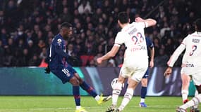 Ousmane Dembélé buteur lors de PSG-Lille, le 16 janvier 2026.