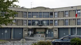 L'entrée de la prison de Fleury-Mérogis, le 15 septembre 2021 près de Paris.