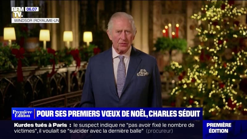 Charles III appelle au partage et à la bienveillance dans ses vSux de Noël