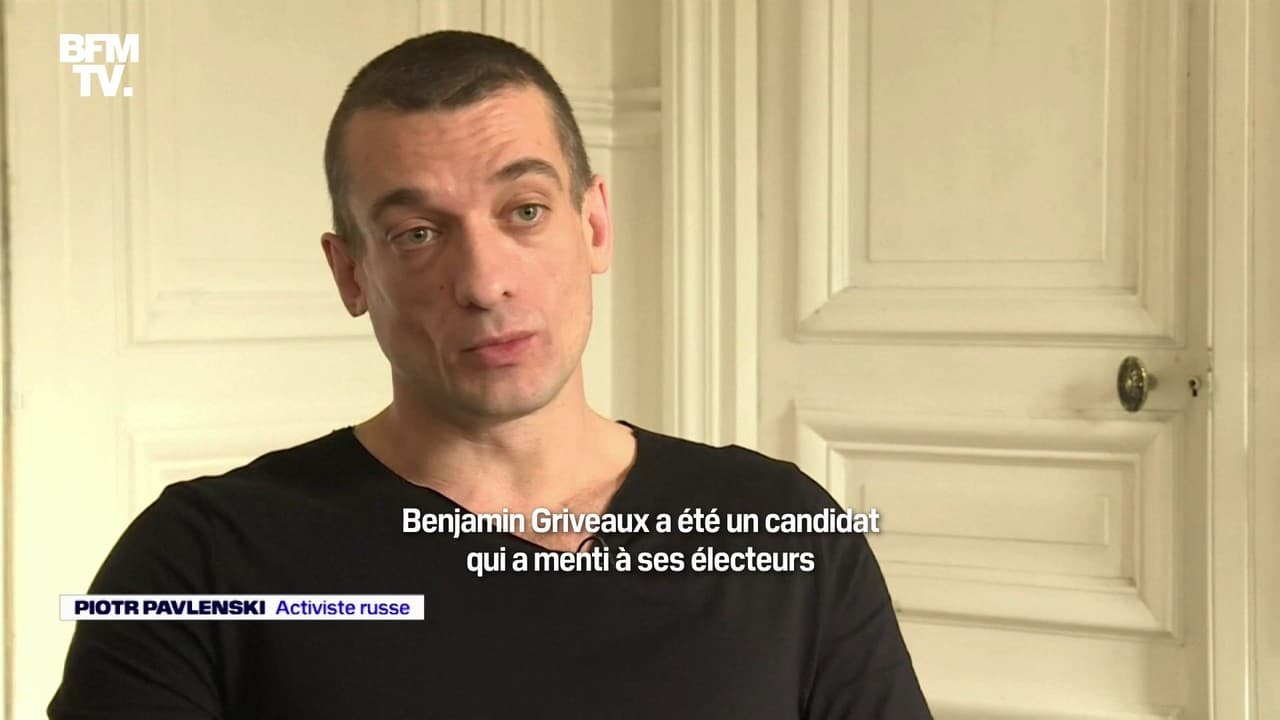 Piotr Pavlenski, l'homme qui a publié les vidéos contre Benjamin Grive...