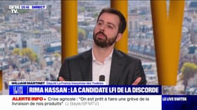 Élections européennes: "Nous assumons et je suis très fier d'avoir Rima Hassan sur notre liste", déclare William Martinet (député LFI)