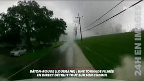 Un automobiliste américain se retrouve face à une tornade en pleine route