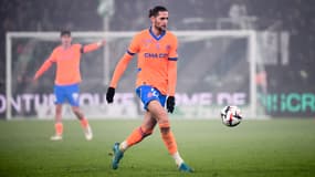 Adrien Rabiot lors du match Saint-Etienne-OM (0-2, L1), le 8 novembre 2024