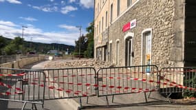 Un toit s'est effondré sur une boulangerie avenue de Verdun à Digne-les-Bains