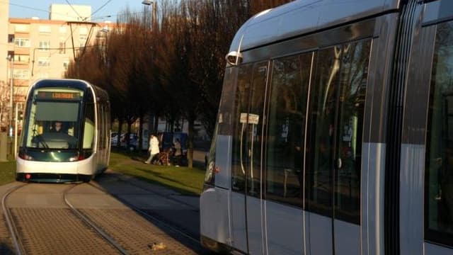 Le tram, à Strasbourg