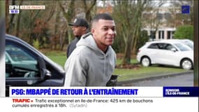 Kylian Mbappé a fait son retour à l'entrainement avec le PSG