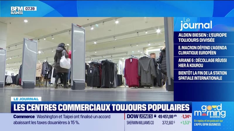 Les centres commerciaux sont toujours populaires