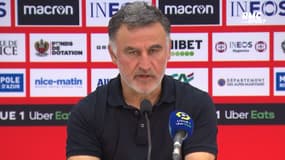 Nice 4-2 Saint-Etienne : "Si c'est ça notre société, on est dans la merde" regrette Galtier après les chants contre Sala
