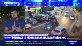 Fusillade à Marseille: "On demande à ce qu'il y ait une enquête pour savoir quel est l'agent municipal qui a diffusé ces images", affirme Amine Kessaci (président de l'association "Conscience")