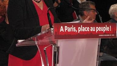 Danielle Simonnet, candidate FG à la mairie de Paris