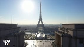 Ces images de drone montrent Paris vu du ciel