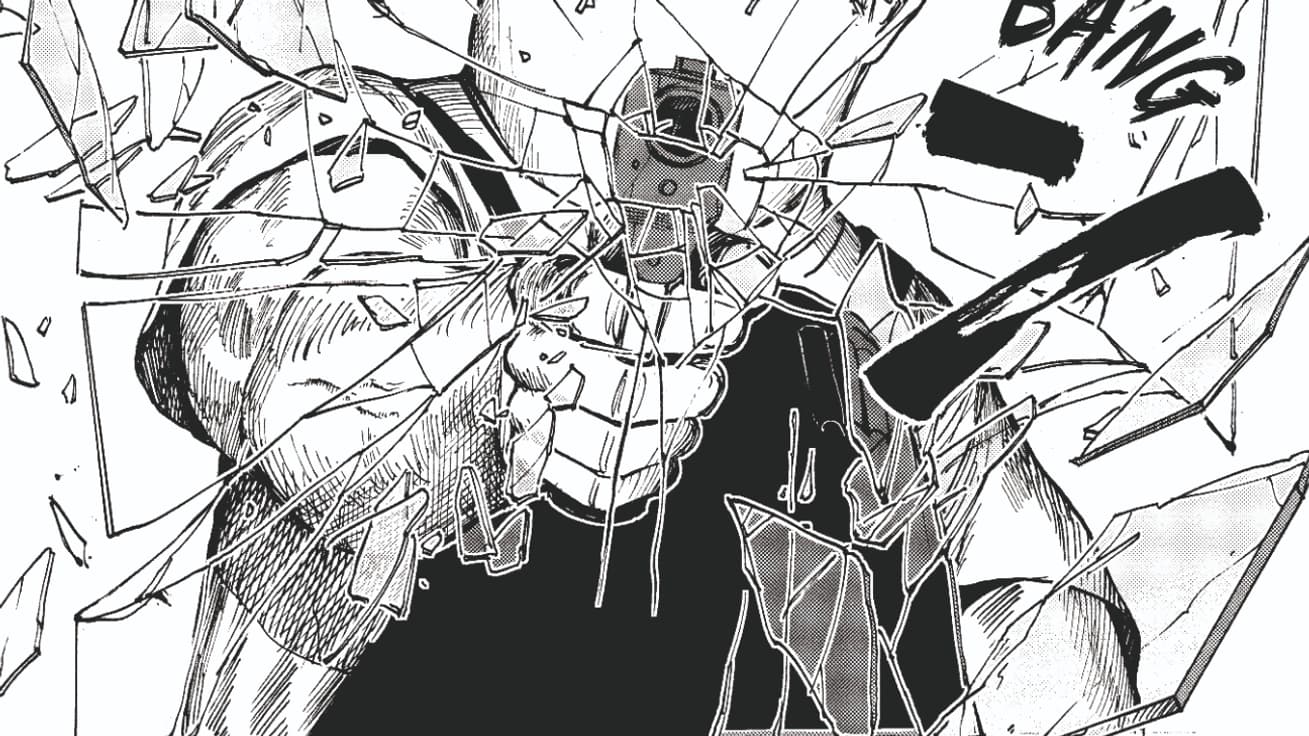 Une planche du premier tome du manga "Sakamoto Days" Une planche du premier tome du manga "Sakamoto Days"