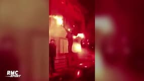 Les supporters de l'Etoile Rouge ont fêté leur héros Pavkov, buteur contre Liverpool