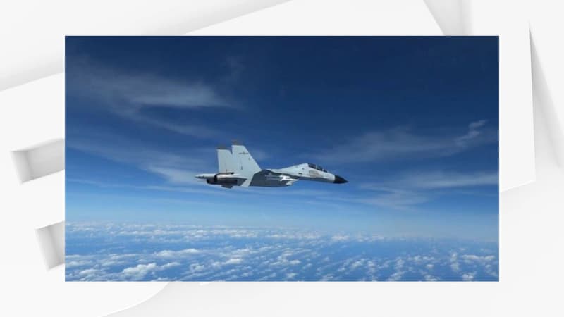 Un avion militaire chinois vole à moins de trois mètres d'un avion de l'armée américaine