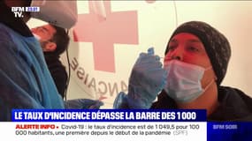 Covid-19: le taux d'incidence dépasse la barre des 1000 cas pour 100.000 habitants au niveau national 