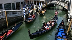 Gondoles à Venise le 5 juin 2021