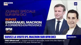 Dispositif spécial pour la venue d'Emmanuel Macron à Corbières-En-Provence