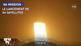 SpaceX a lancé 24 satellites dans l'espace