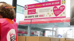 Une affiche des Restos du Cœur - Illustration
