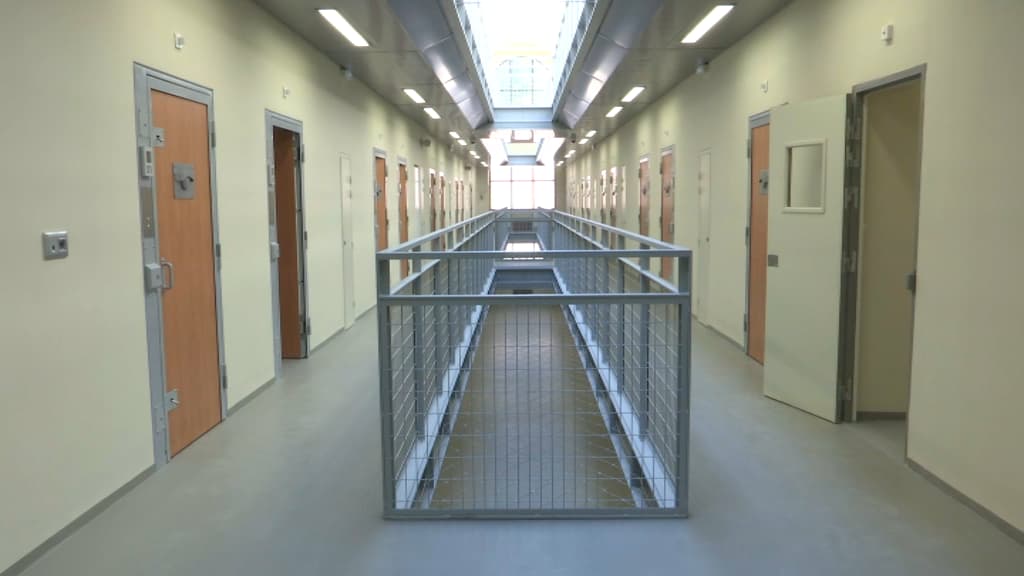 La prison de la Santé après les travaux. La prison de la Santé après les travaux.