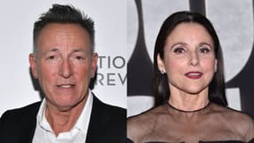 Le chanteur Bruce Springsteen et l'actrice Julia Louis-Dreyfus.