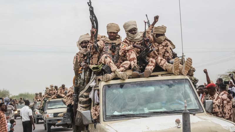 Soldats tchadiens. 