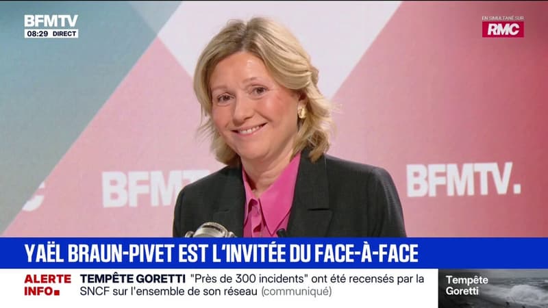 "Quand on fait de la politique on ne peut pas avoir peur des gens que l'on représente": Yaël Braun-Pivet revient sur sa rencontre tendue avec les agriculteurs devant l'Assemblée